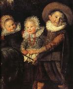 Guido da Siena Details of  The Group of Children oil painting on canvas